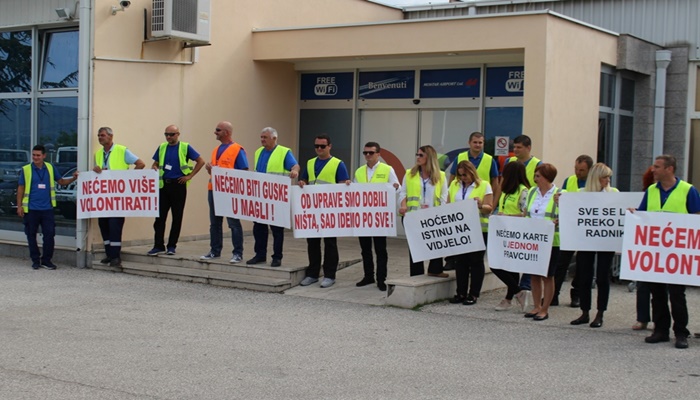 Radnici aerodroma Mostar zaprijetili generalnim štrajkom