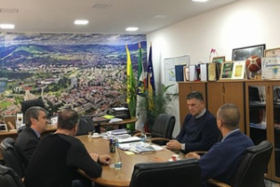 Fuad Kasumović i direktor ''Cengiz Insaat-a'' razgovarali o izgradnji zeničke zaobilaznice