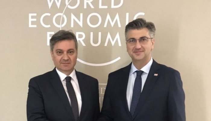 Zvizdić u Davosu pozvao Hrvatsku i Srbiju da zaključe sporazum o granici