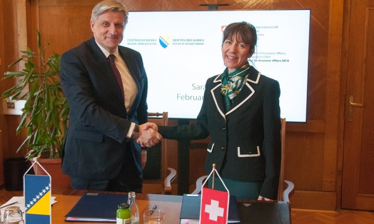 Nastavak jačanja kapaciteta CBBiH uz podršku Vlade Švicarske