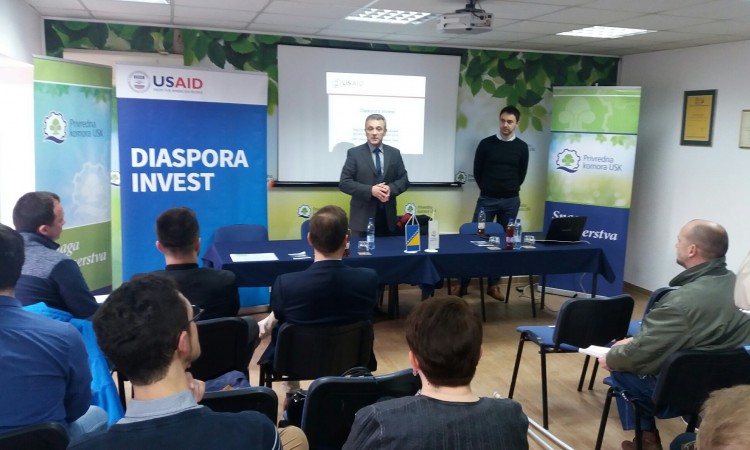 Projekt Diaspora Invest prilika za povećanje investicija iz dijaspore u USK-u