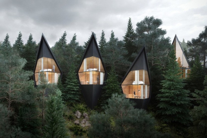 Peter Pichler dizajnirao projekt drvenih kućica usred italijanskih Dolomita