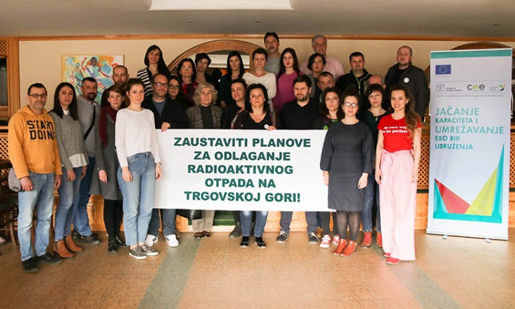 Eko-BiH mreža: Zaustaviti odlaganje radioaktivnog otpada na granici BiH