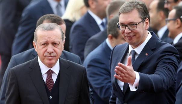 Vučić, Erdogan i Dodik na otvaranju radova na autoputu Beograd - Sarajevo