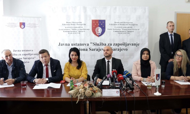 Posao za 1.571 osobu s evidencije nezaposlenih u Kantonu Sarajevo