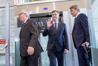 Plenković prezentirao Junckeru tijek izgradnje Pelješkog mosta