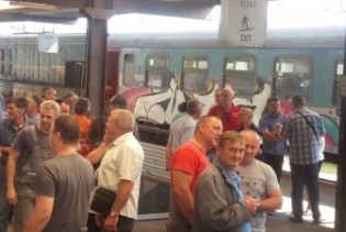Radnici Željeznica RS-a održali štrajk upozorenja