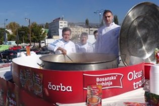 Vispak i Udruženje kuhara BiH pripremili najveću porciju Tarhane na Balkanu