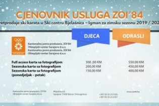 ZOI'84 - Akcijska prodaja ski karata od 21. oktobra