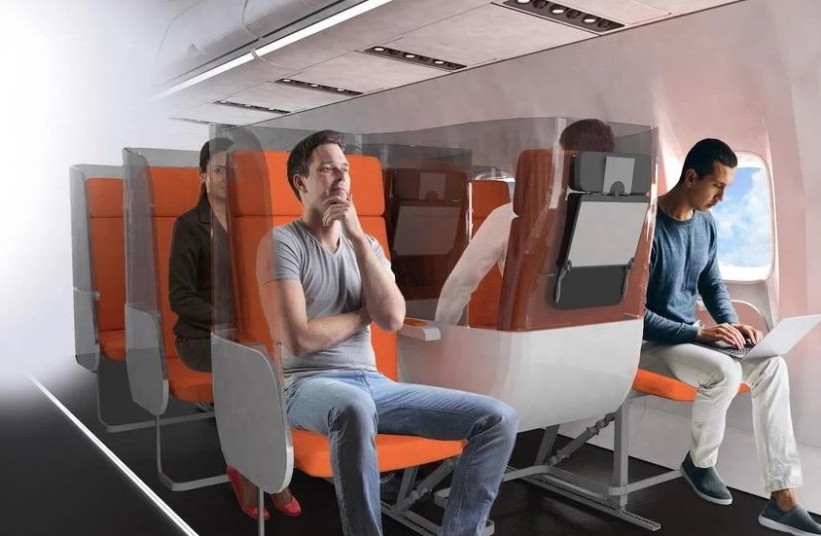Italijanska kompanija predložila kako da sjedišta u avionima izgledaju nakon pandemije