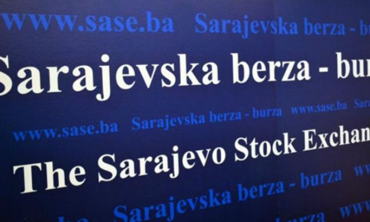 Sedmični promet na Sarajevskoj berzi 6,6 miliona KM