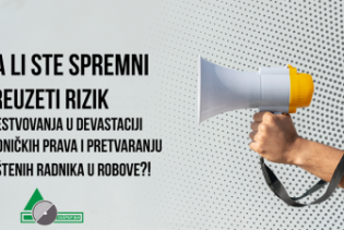 Usvajanjem novog Zakona o radu doći će do devastacije radničkih prava