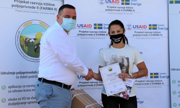 Sweden/USAID FARMA II projekt podržava modernizaciju mljekarstva u BiH