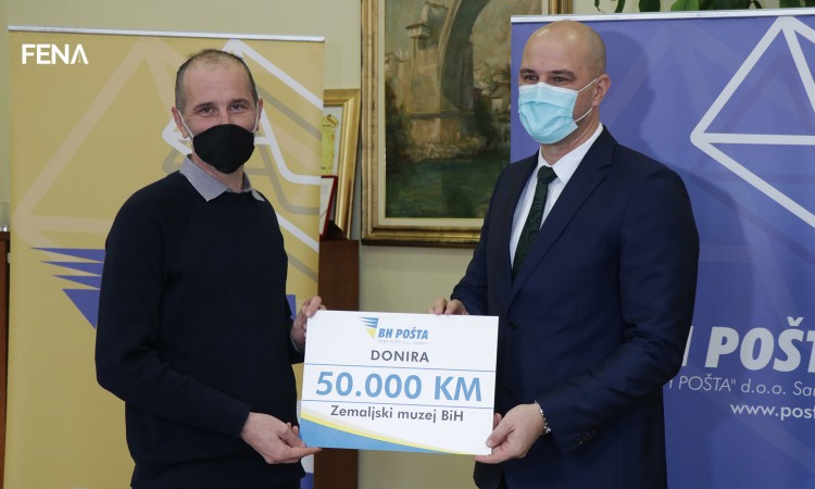 BH Pošta donirala 110.000 KM za tri institucije