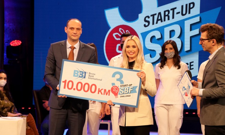 Pobjednica pete emisije treće sezone SBF Start-up Challenge Lejla Reizbegović