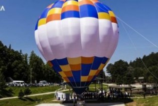 Na Trebeviću promovirana nova turistička atrakcija, let balonom