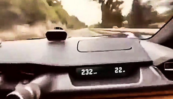 "Procurio" snimak Nevere pri brzini od 232 km/h na otvorenoj cesti