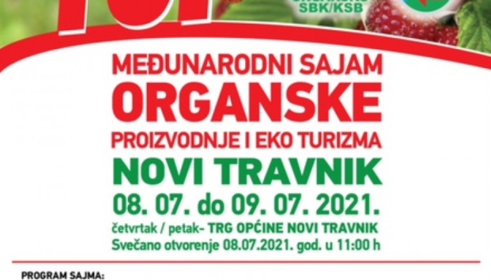 U Novom Travniku sajam organske proizvodnje i eko turizma 'Dani Maline 2021.'