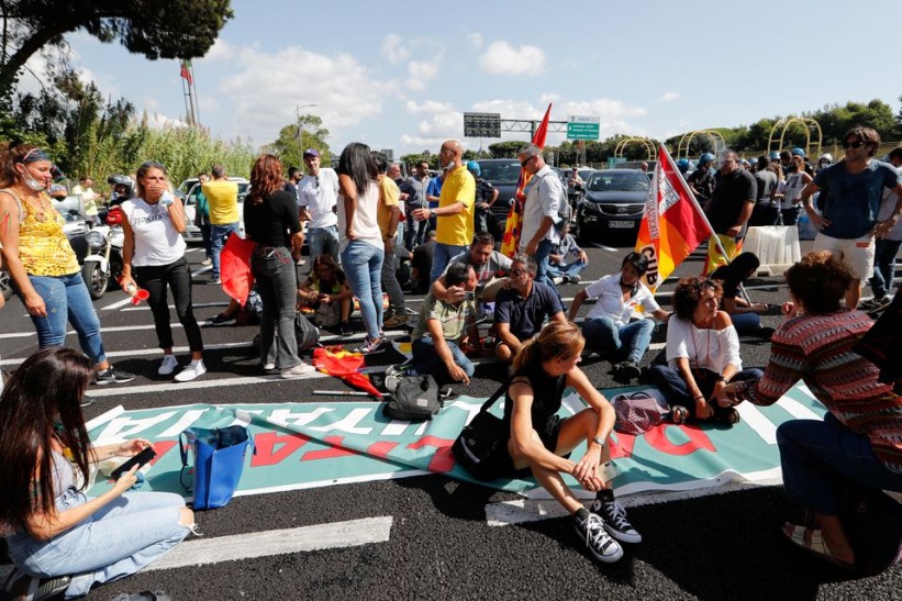 Protesti radnika na rimskom aerodromu Fiumicino