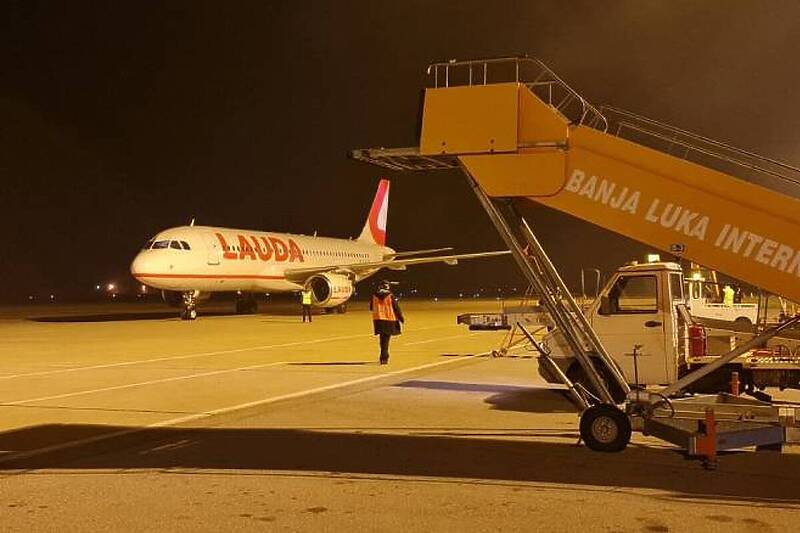 Na banjalučki aerodrom sletio prvi avion na novoj liniji iz Beča