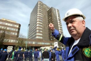 Rudari danas na protestima u Sarajevu