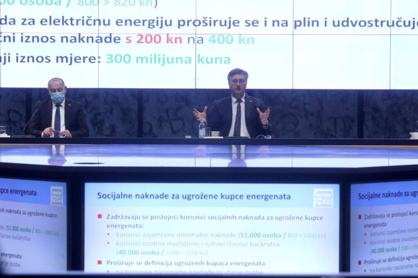 Vlada RH: Paket za ublažavanje rasta cijena energenata vrijedan 4,8 milijardi kuna