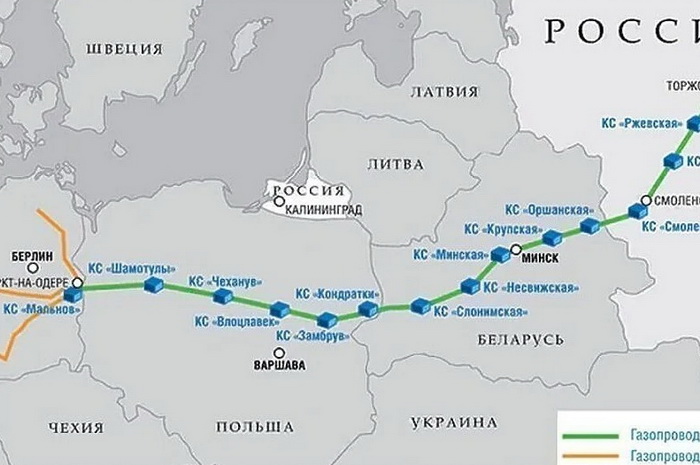 Tok gasa u gasovodu Jamal-Evropa pao na nulu, Njemačka proglasila rano upozorenje