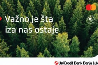 UniCredit Bank Banja Luka prva banka na tržištu BiH koja se pridružila Mastercardovoj Priceless Planet koaliciji