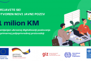 Milion KM namijenjen ubrzanoj digitalizaciji poslovanja u primarnoj poljoprivrednoj proizvodnji