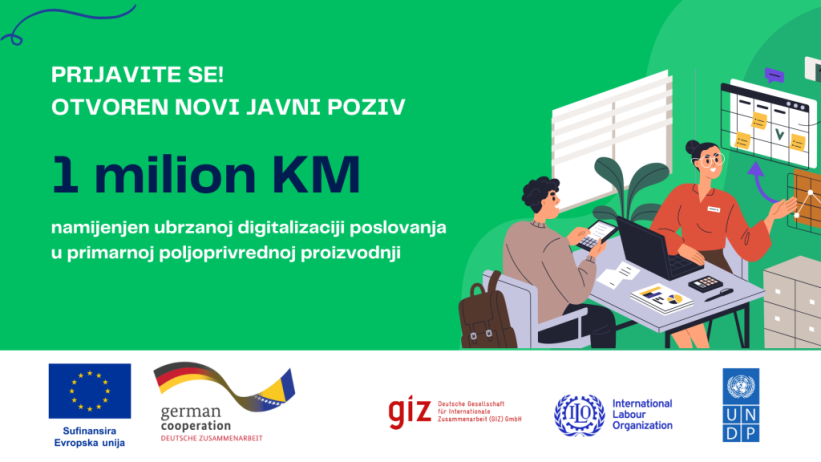 Milion KM namijenjen ubrzanoj digitalizaciji poslovanja u primarnoj poljoprivrednoj proizvodnji