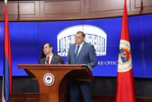 Dodik i Ćao potpisali memorandum za projekat prečišćavanje otpadnih voda