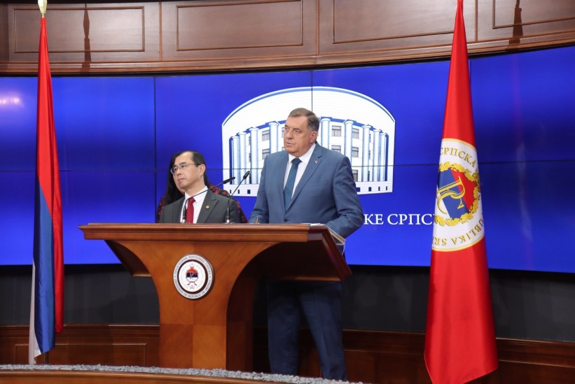 Dodik i Ćao potpisali memorandum za projekat prečišćavanje otpadnih voda