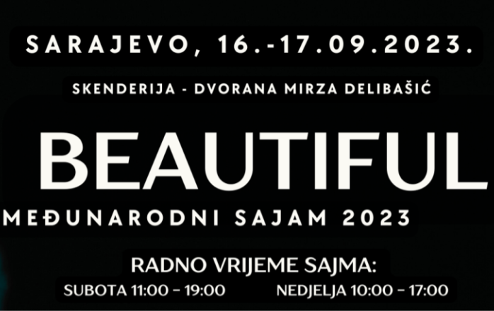 Međunarodni sajam kozmetike BeautiFUL 2023, 16. i 17. septembra u Sarajevu