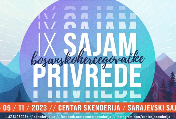 Deveti Sajam bosanskohercegovačke privrede od 2. do 5. novembra u Sarajevu