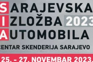 'Sarajevska izložba automobila - SIA 2023' od 25. do 27. novembra u Skenderiji