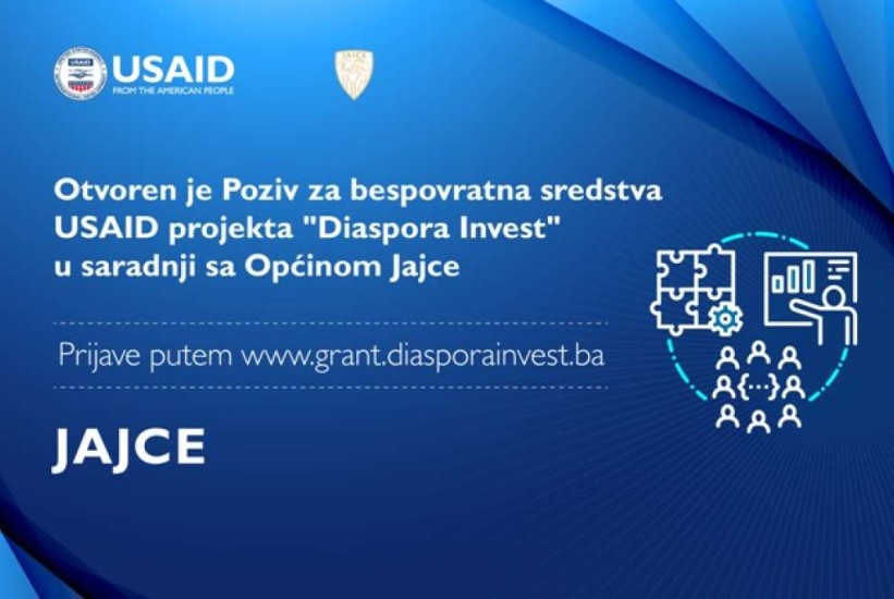 Jajce: Otvoren poziv za bespovratna sredstva projekta 'Dijaspora Invest'