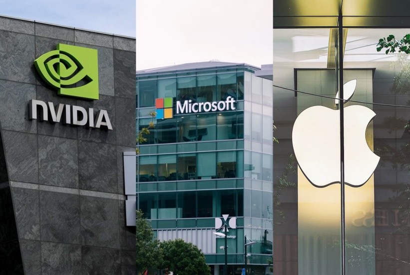 Nvidia, Microsoft i Apple zajedno vrijede više od kineske berze