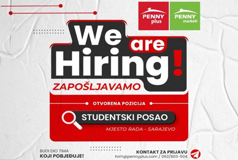 Penny plus vas zove: Pridružite se timu i ostvarite svoje prvo studentsko radno iskustvo