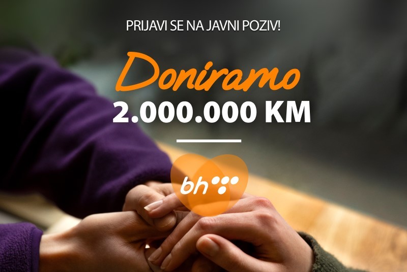 BH Telecom poziva na dodjelu donacija: 'Dva miliona razloga za dobre priče'