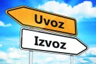 Za devet mjeseci izvoz u prosjeku mjesečno rastao za 2,26 posto, a uvoz za 1,39 posto