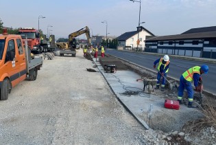 Izgradnja tramvajske pruge do Hrasnice: Počela gradnja prvih stajališta