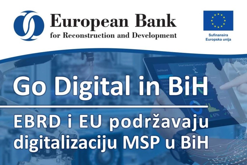 Program EBRD-a i EU 'Go Digital in BiH' potiče digitalnu transformaciju bh. preduzeća