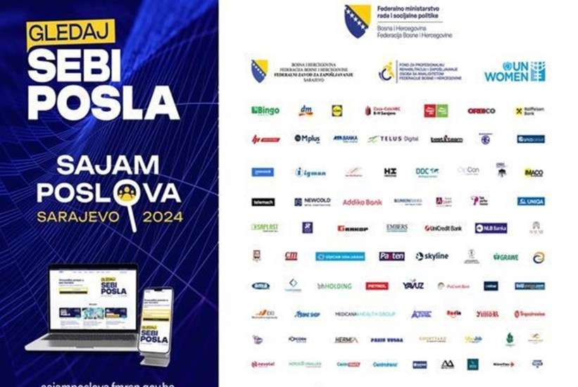 Prvi put u FBiH: Preko 100 poslodavaca na jednom mjestu, nude 3.000 radnih mjesta