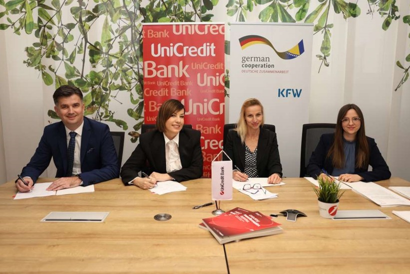 UniCredit Bank i KfW potpisali ugovor o kreditu za novi program u vrijednosti 20 mil. eura