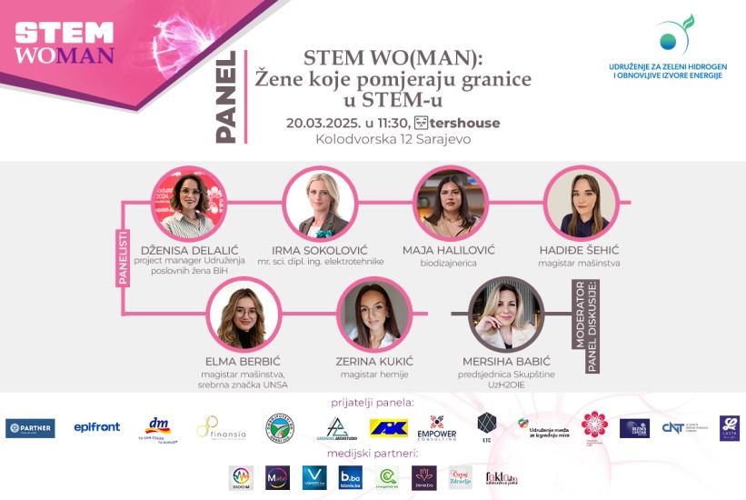 UzH2OIE najavljuje drugi stručni panel: "STEM WO(MAN): Žene koje pomjeraju granice u STEM-u"