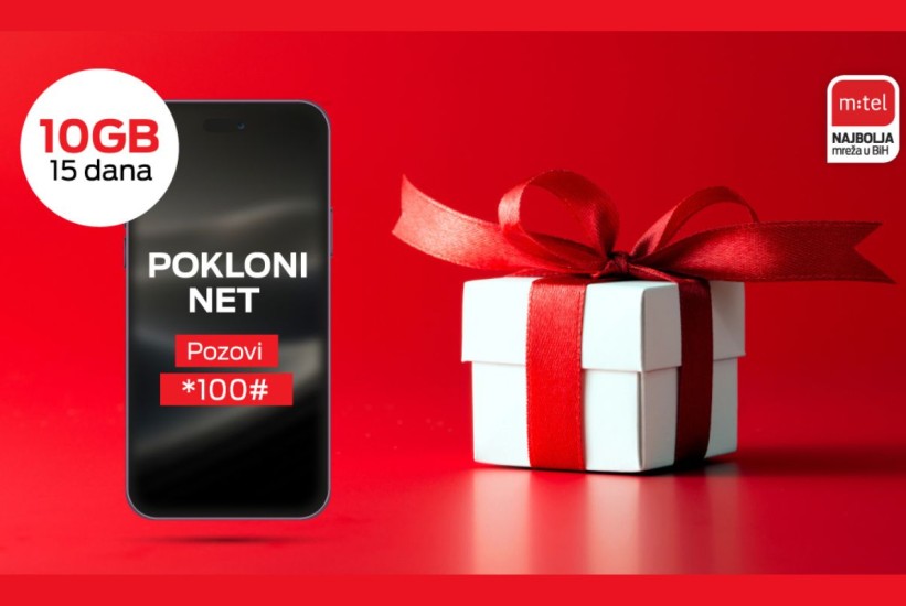 Pokloni net – odaberite savršen poklon od 10 GB mobilnog interneta