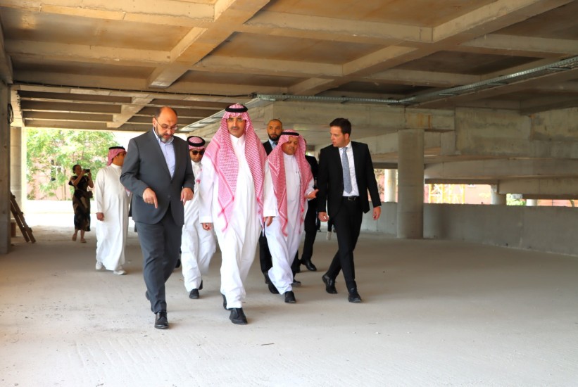 Zvaničnici obišli gradilište: Napreduje gradnja biblioteke UNSA