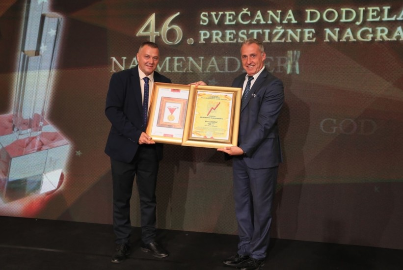 Elvir Ajanović dobitnik prestižne nagrade „Evropski najmenadžer 2025“, i ZEPS dobio nagradu