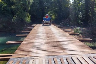 U Bihaću završena prva faza izgradnje mosta Amerikančevoj otoci