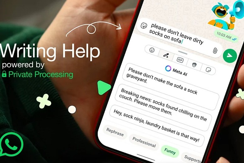 WhatsApp uvodi AI asistenta za pisanje poruka